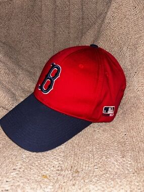 Boston Red Sox Cooperstown Collection MLB Baseball Cap Red Navy Velcro Back